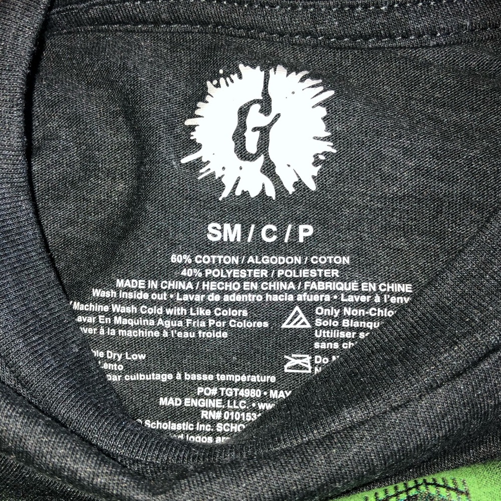 Boys Goosebumps Halloween Shirt, Size S - Picture 3 of 3